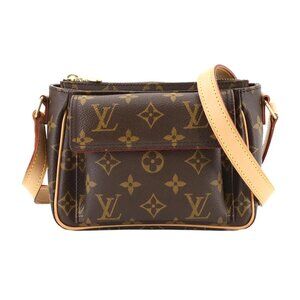 LOUIS VUITTON Monogram Viva Cite PM Shoulder Bag Brown M51165 Purse 90289100